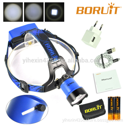 New Product Rechargeable Zoom CREE LED Headlight